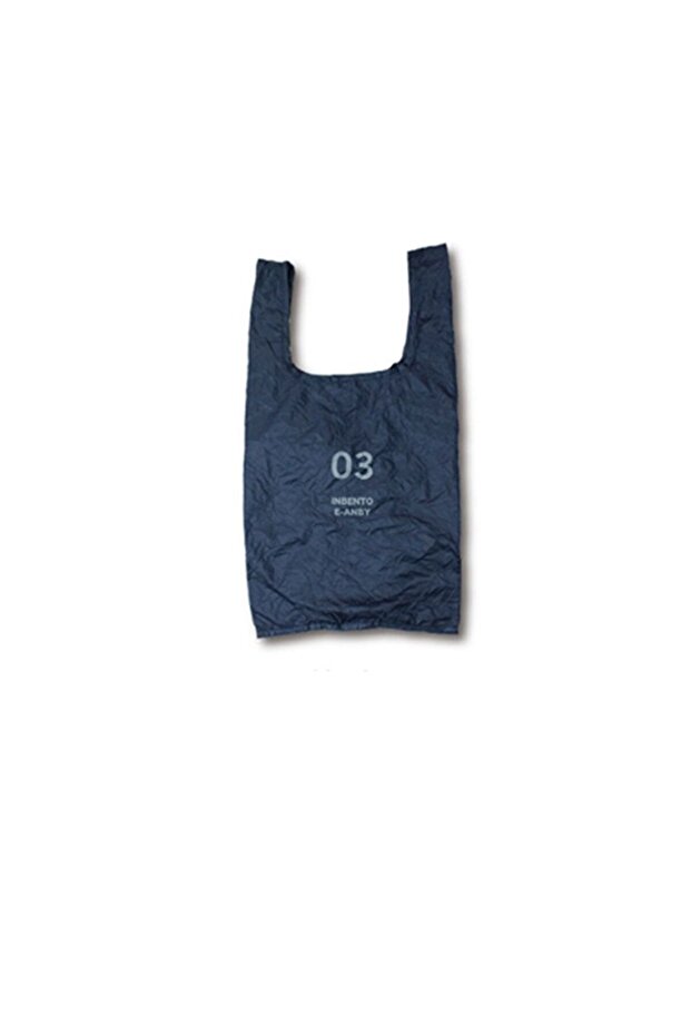 Navy blue High Quality Nylon Folding Shopping Bag Reusable Ultra-light Tote Eco Bag Handheld Waterpr