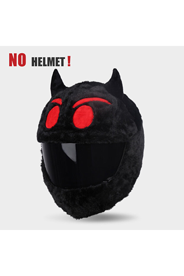 Clear Uchoose Motorcycle Helmet Cover Cartoon Plush Helmets Hat With Crazy Large Flexible Ears Funny