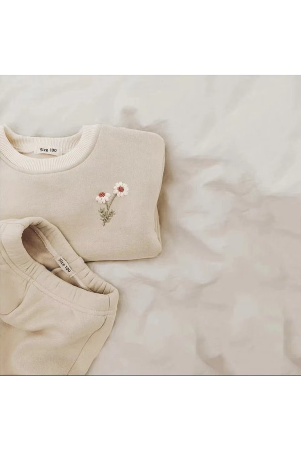 2Y 90 4 Winter Toddler Baby Boy Girl Clothing Sets 0-6Y Thick Kids Sweatshirt Suit Baby Girl Fleece