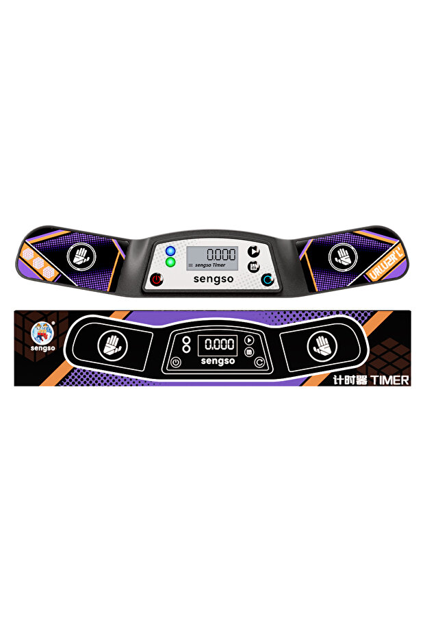 SengSo Timer Purple [Picube] New SengSo Timer Red Magic Cube Speed Time Connect To Computer Puzzle C