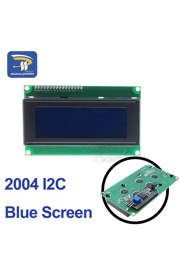2004 I2C Blue LCD Display Board Module 1602 2004 12864 PCF8574T PCF8574 IIC/I2C Interface Adapte Pla