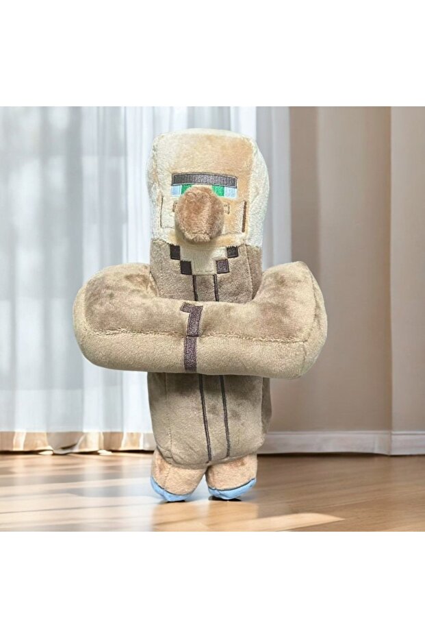Chocolate Children's Villager Doll Plush Toy Soft Stuffed Animal Doll Gift for Kids