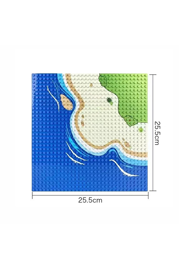 BLUEA 32X32 Dots Styles Classic Building Block Base Plate City View Traffic Road Figures Constructio