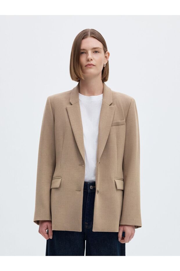 Blazer Klassischer Viskosemix