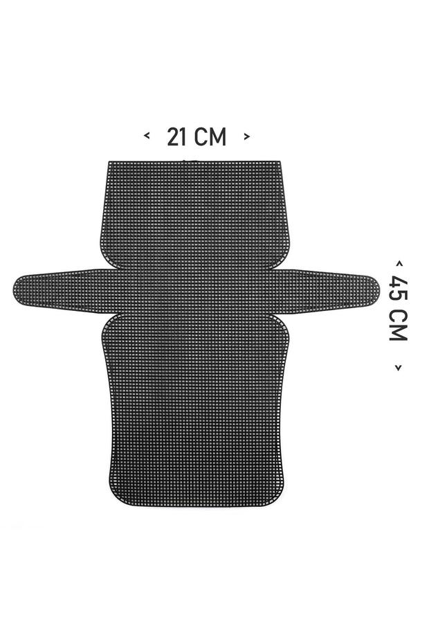 حقيبة بلاستيكية قماشية 45×21 سم لون أسود