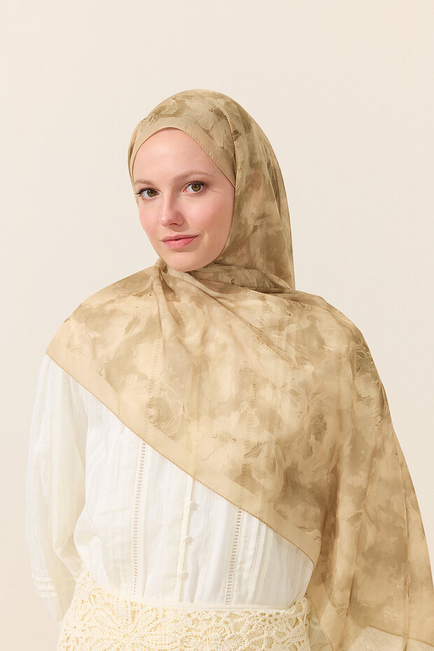Zenya Soft Cotton Shawl - Yellow