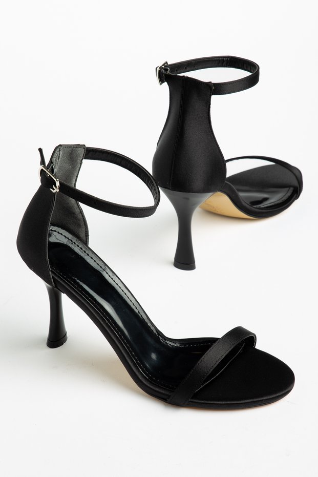 Single Strap Detailed High Heeled Evening Dress Women's Shoes