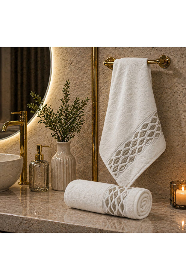 Ultra Soft 100% Cotton Super Absorbent, Stylish Design, Long-Lasting Single Size 70X140