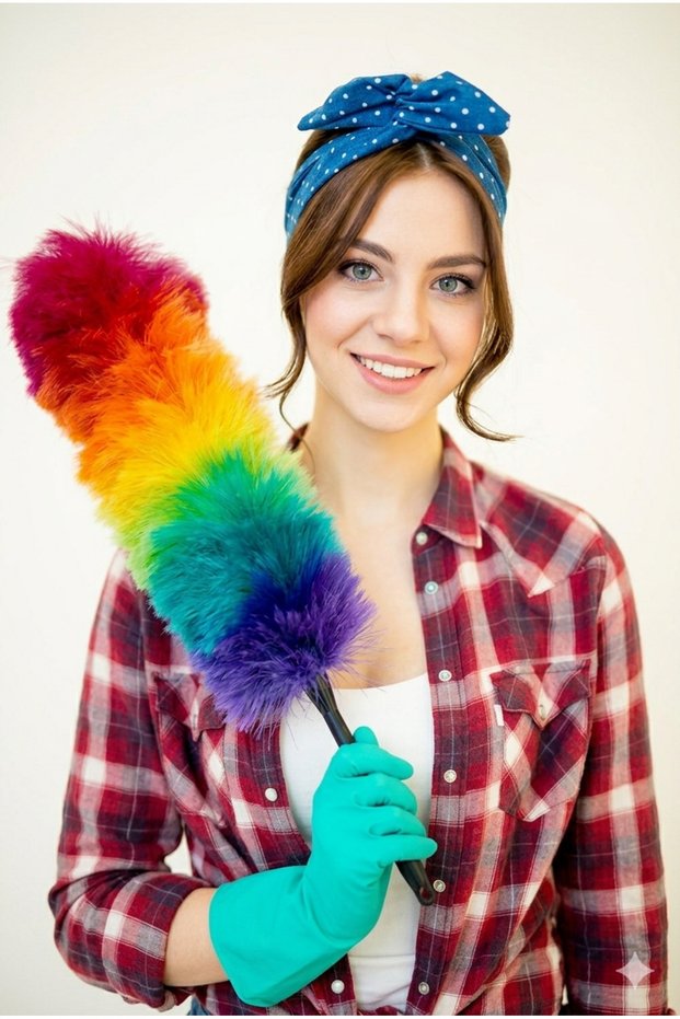 Magic Dust Removal Tassel Magnetic Cleaning Brush Absorbs Dust Inside