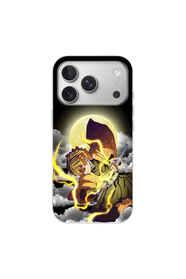 iPhone 17 Pro Max Compatible Anime 4/2 Design Transparent Case