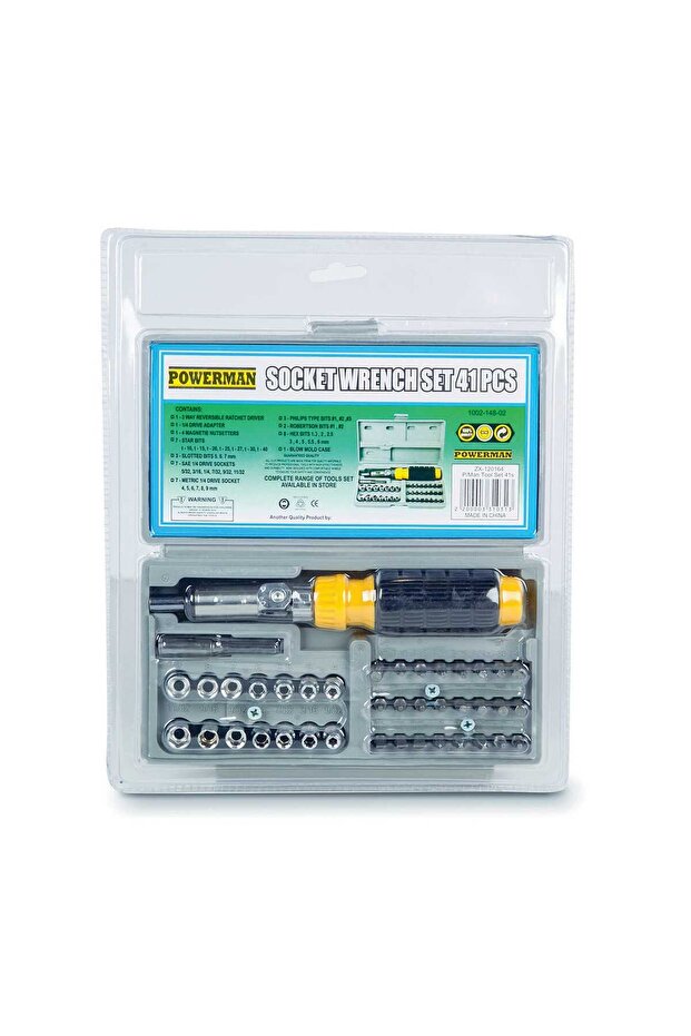Powerman Socket Wrench 41pc Set