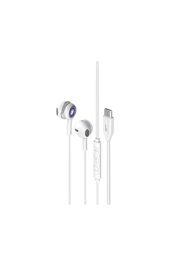Earphones with USB-C Connector white