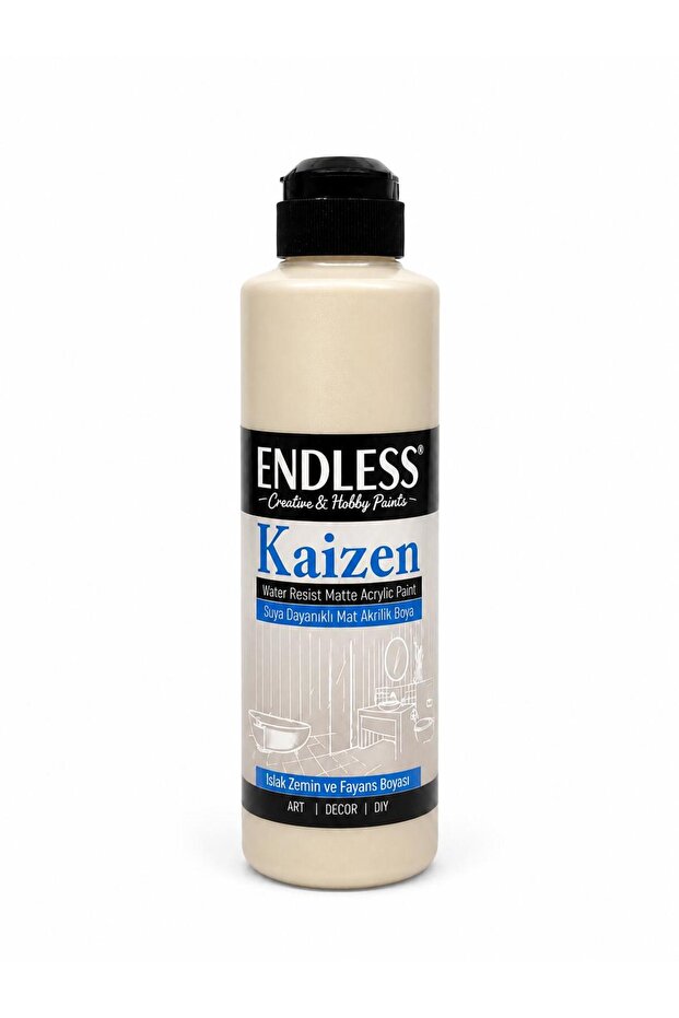 endlesshobby Kaizen Islak Zemin Ve Fayans Boyası Kum Beji 250ml + Katalizör 10gr KZ-007