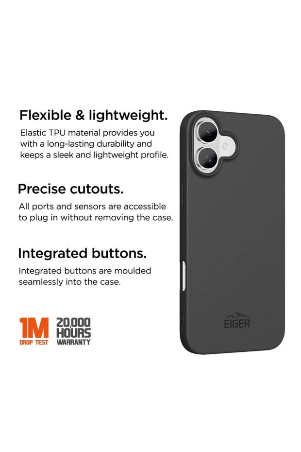 Θήκη Grip iPhone 16 Plus Μαύρη - 2