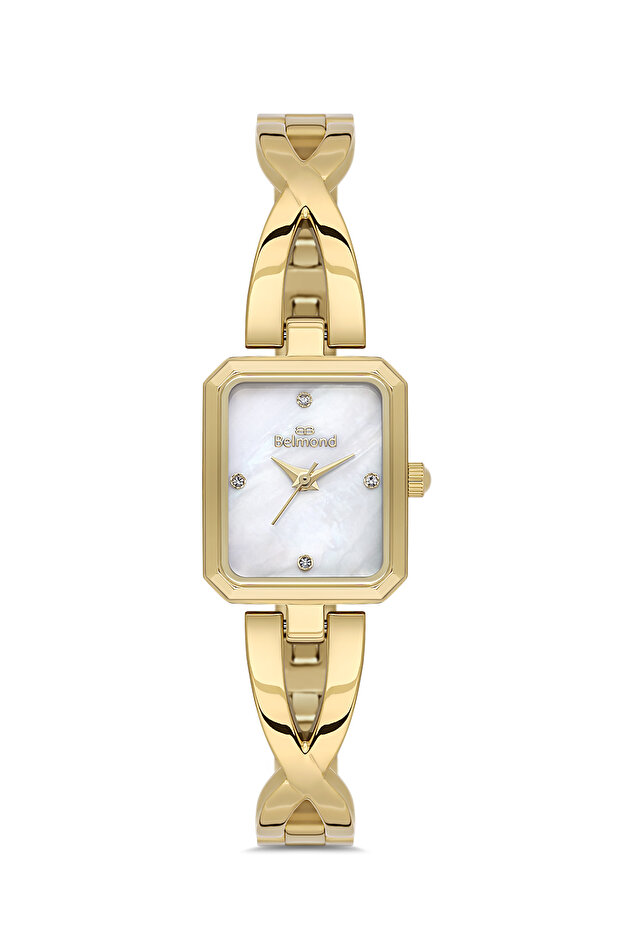 Srl1166.120 White & Gold Steel Cord Women's Wristwatch