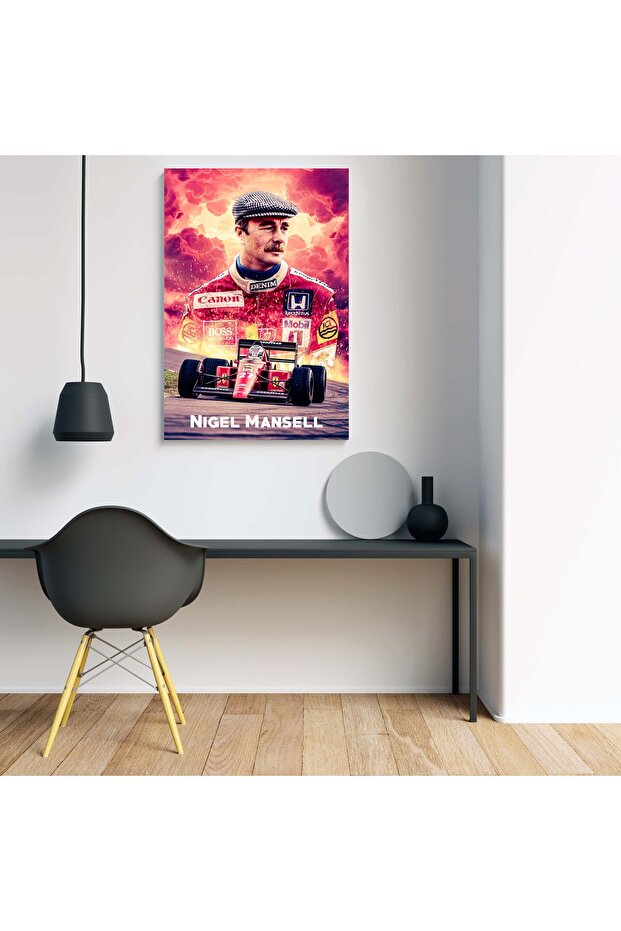 Tablou Canvas - Nigel Mansell - Ferrari - 3