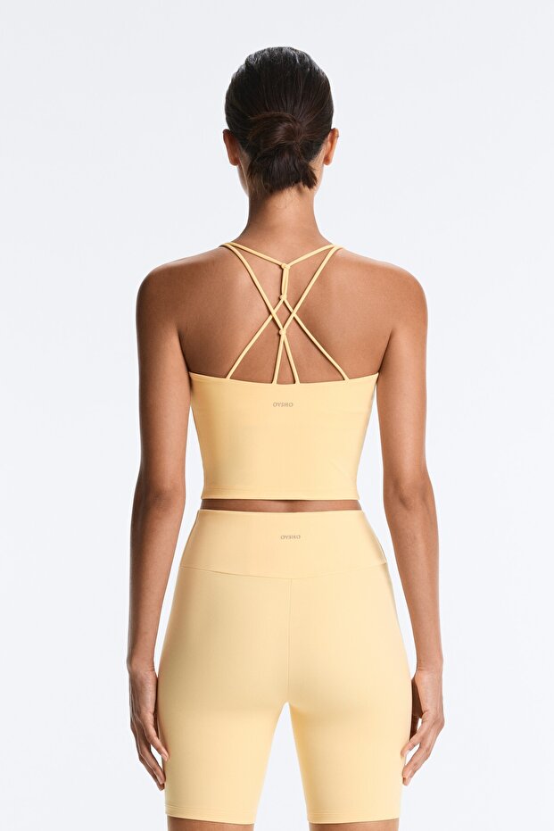 Comfortlux crossover strap tank top