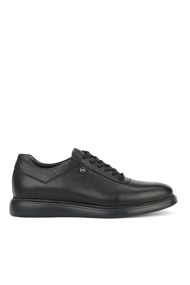 , Men's Genuine Leather Shoes 1611053Z1795 Black