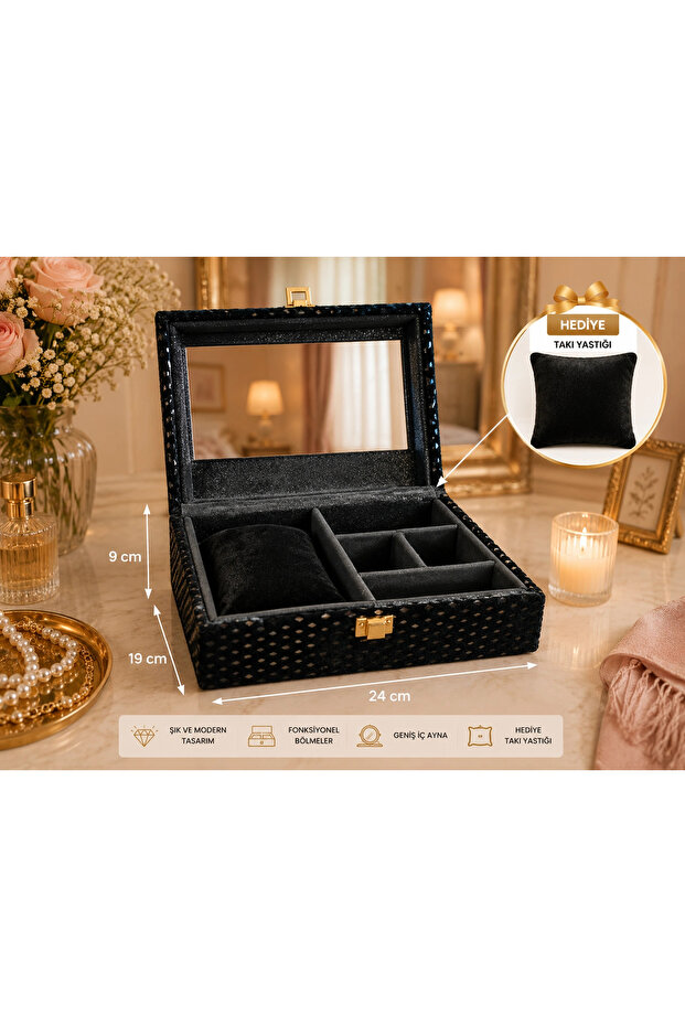 Jewelry Box with Opal Shiny Patterned Fabric. Wedding Engagement Gift P318S8773 , One Size