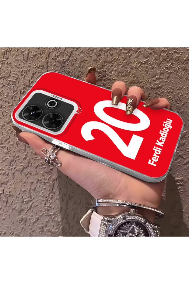 Silicone Edge Hard Back Phone Case Compatible with Poco M6 4g Ferdi