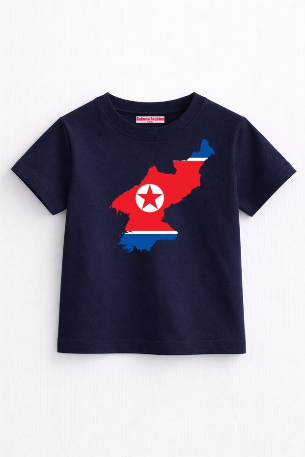 North Korea Themed Streetwear Kids T-Shirt