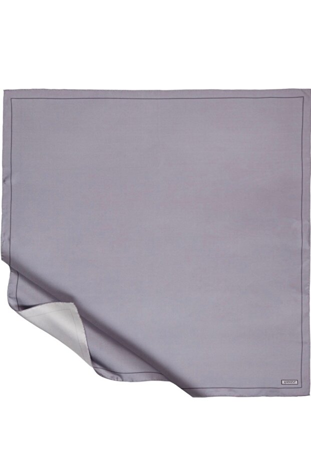Silver Frame Tivil Silk Scarf