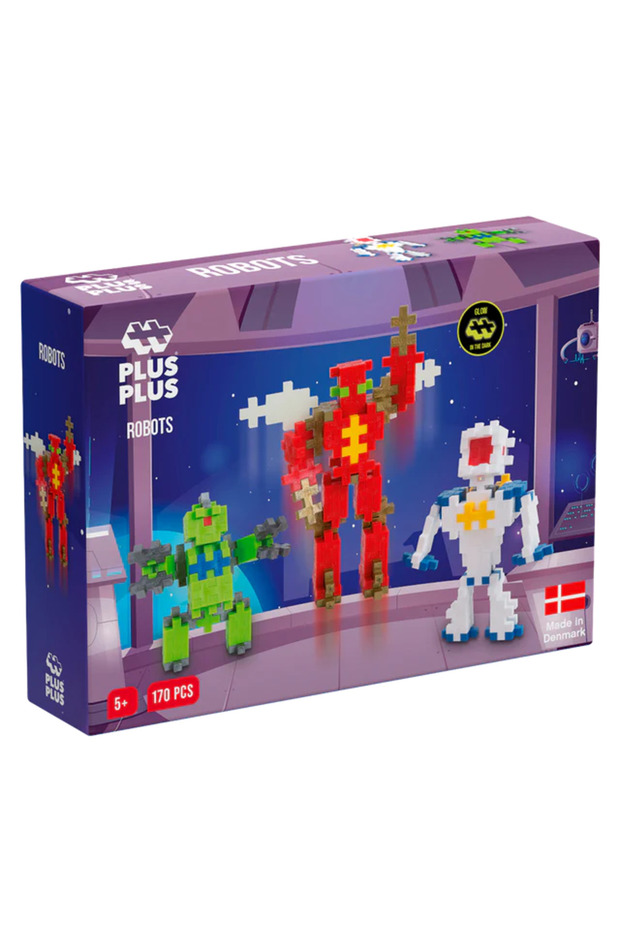 Set constructie Plus-Plus, 170 piese, Roboti