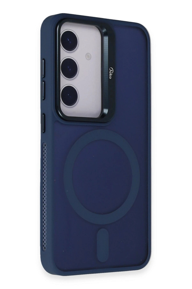 Ilkeshop Galaxy S24 Flet Lens Magsafe Cover (190931) - Navy Blue
