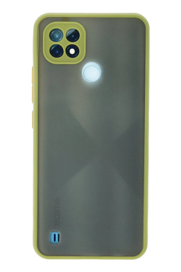 Ilkeshop New Realme C21 Case Montreal Silicone Cover - (233325) Green