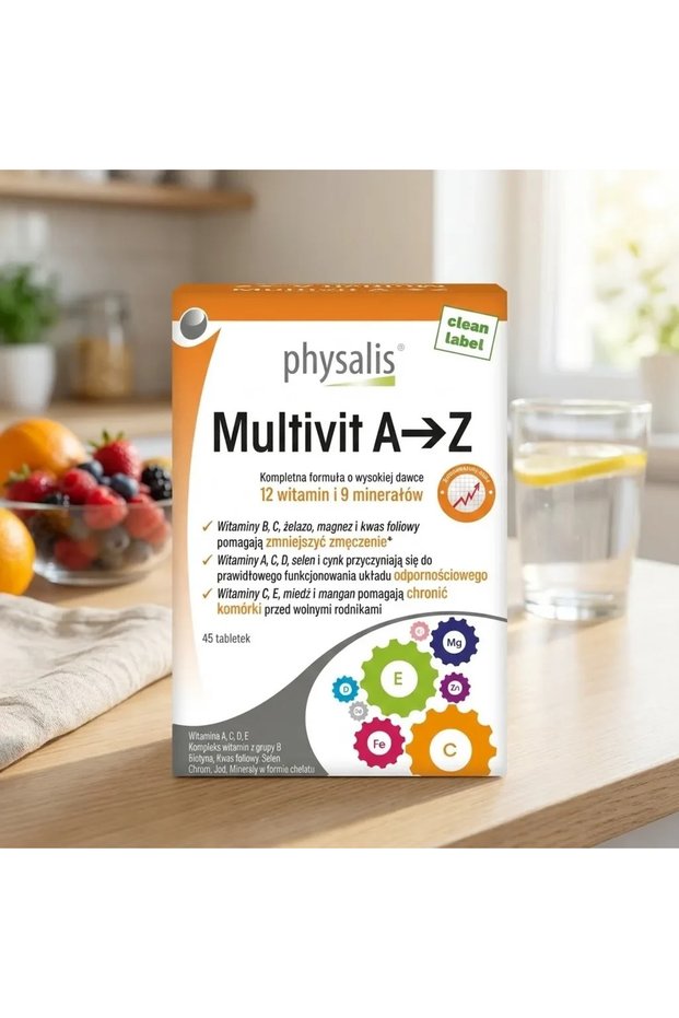 Complex multivitamine și minerale chelatate A-Z, 45 tablete,