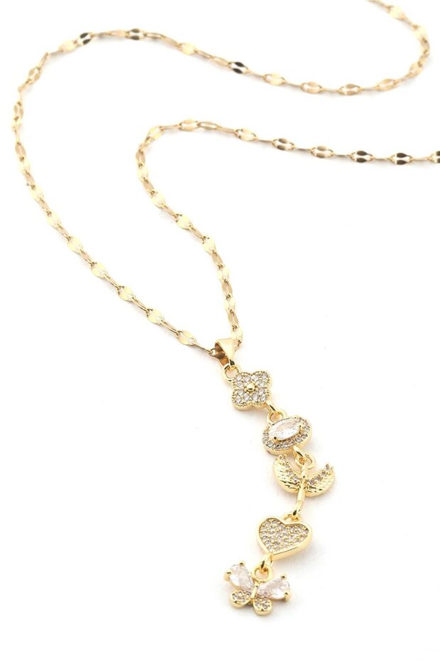 316 L Stainless Steel - Anti-Allergic - Non-Tarnish Vip Design Y Necklace