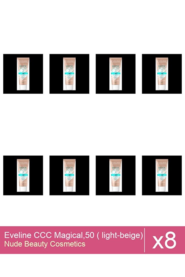 Set 8x Eveline CCC Magical,50 ( light-beige) , 30 ml - 1