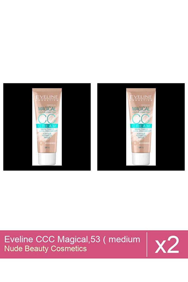 Set 2x Eveline CCC Magical,53 ( medium beige ) , 30 ml - 1