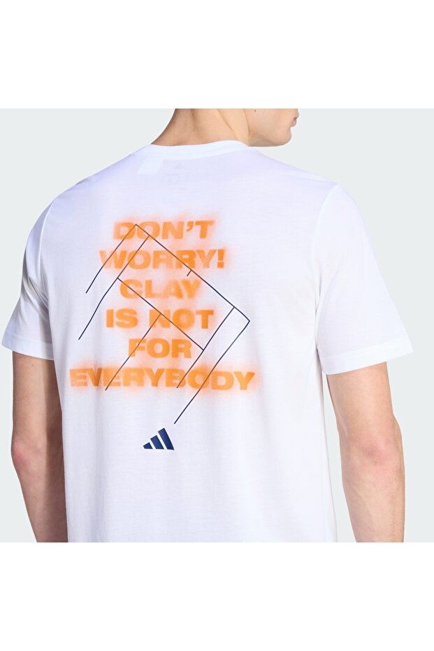 M Clay G T Erkek T-Shirt Kb9429 WHITE - 5