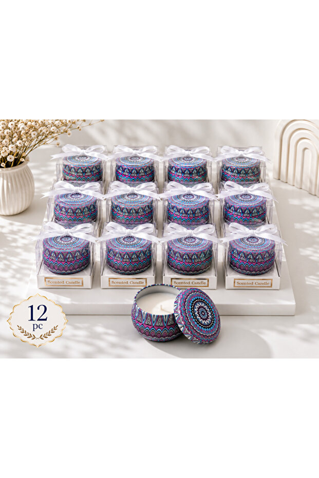 شموع توزيعات معطرة 12 قطعة