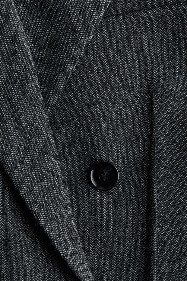 Double-breasted wool blazer - 8