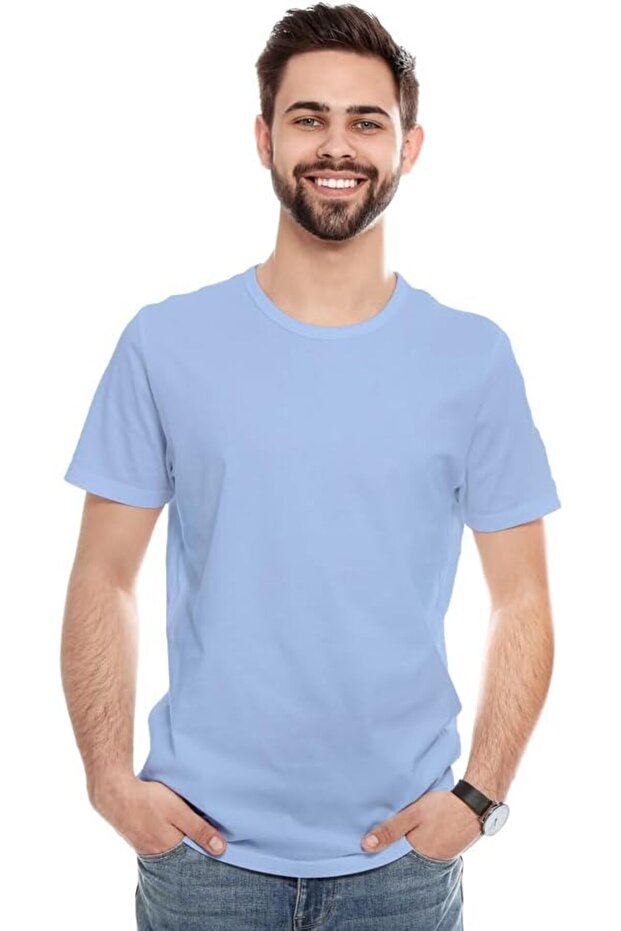 Unisex Short-Sleeve Round-Neck T-Shirt Plain | Unisex Tee | Regular Fit