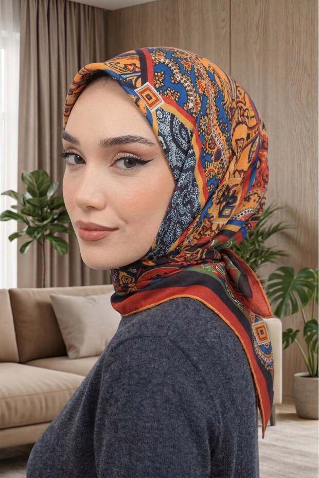 Patterned Soft Scarf - 001 - 2