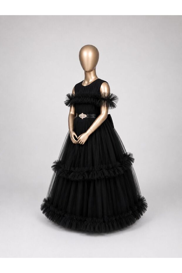 Girl's Evening Dress -Aby-0048 New Model