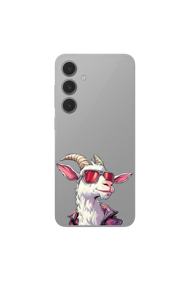 Cool Animal 5 Design Transparent Case Compatible with Samsung Galaxy S25 Fe