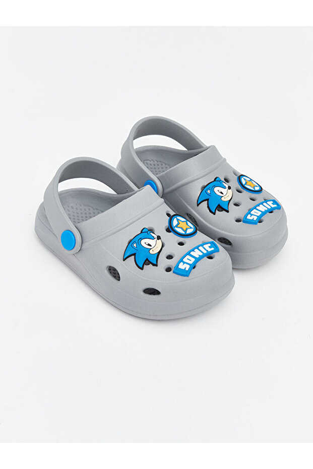 Lcw Steps Gray Sonic Printed Baby Boy Sandals from Cc Collection
