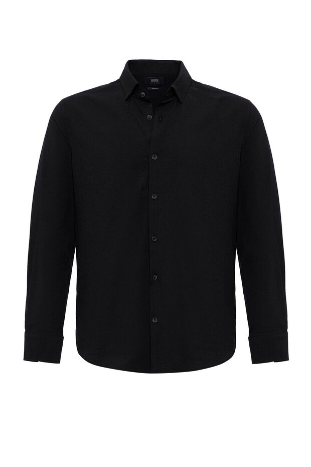 Textured Regular Fit Men's Shirt