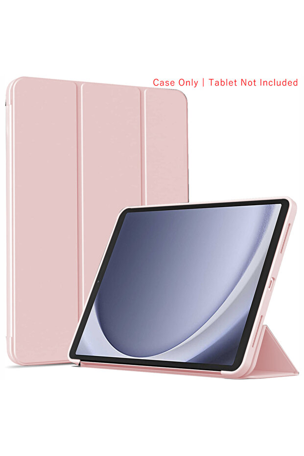Tab A9 2023 8.7 YT Pink Tri-fold Flip Case For Tab A9 2023 8.7'' SM-X110 SM-X115 Magnetic Stand PU