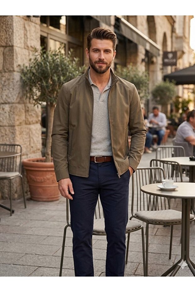 Plus Size Men's Summer Coat