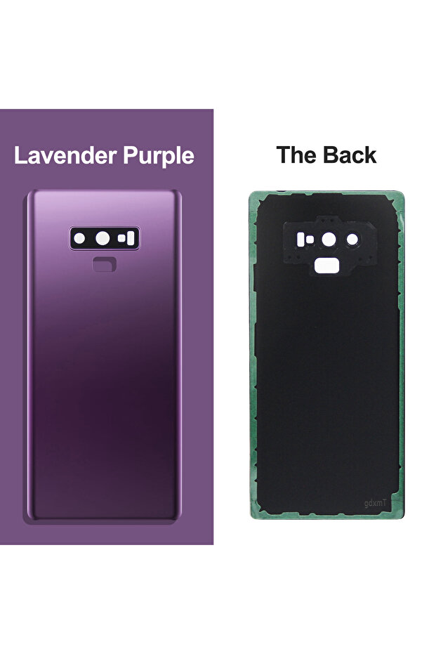 Purple LCD Battery Back Cover For Note 9 N960 Battery Back Cover Glass Panel Rear Door Battery H...