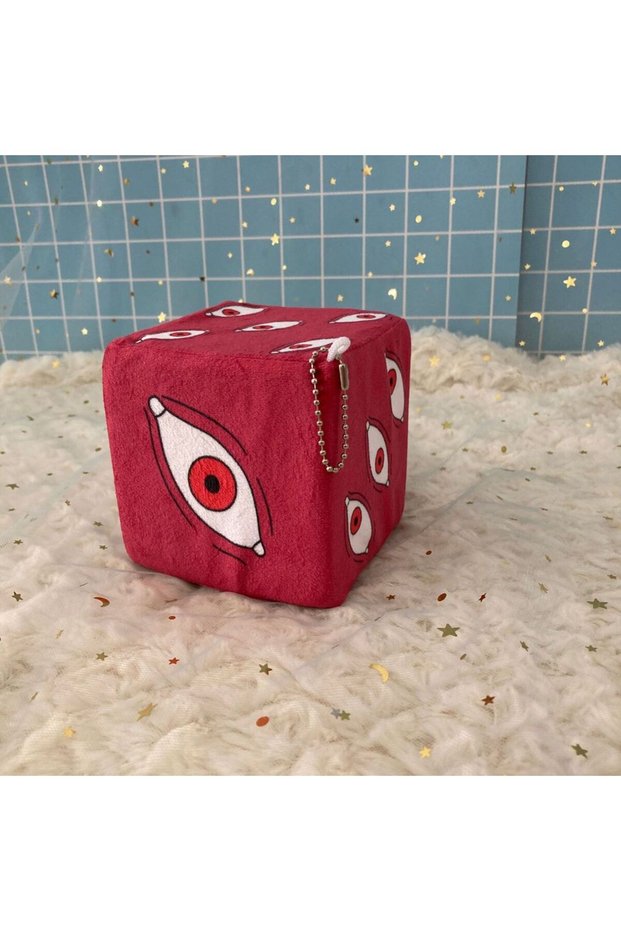 3x3inch Red Satoru Gojo Prison Realm Plush Toy Japanese Anime Jujutsu Kaisen Figurine Gojo Geto Sugu