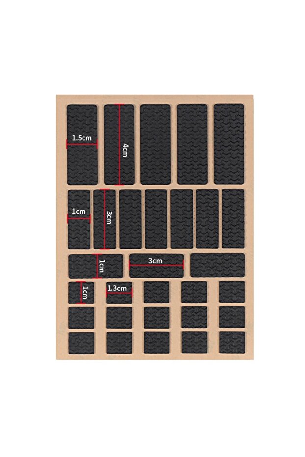 A3 1Set DIY Anti-Slip Wear-Resistant Universal Style Mouse and Keyboard Sticker Sweat-Proof Mouse Gr