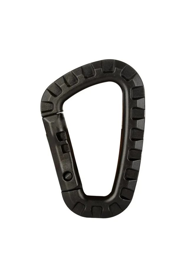 1Pc Black 1/2/3/4/6pcs Tactical Carabiner Carabina Karabiner Clip Plastic Cadet Hiking Camping