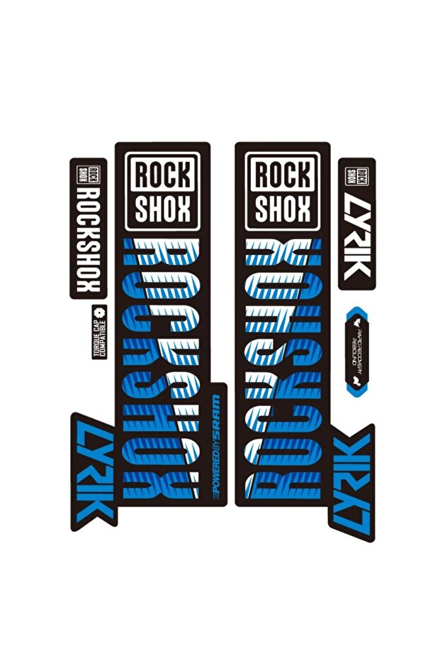 Blue NEW Front Fork Sticker for Rock Shox SID Road Bike MTB Race Accessories Decals Personalized Bic