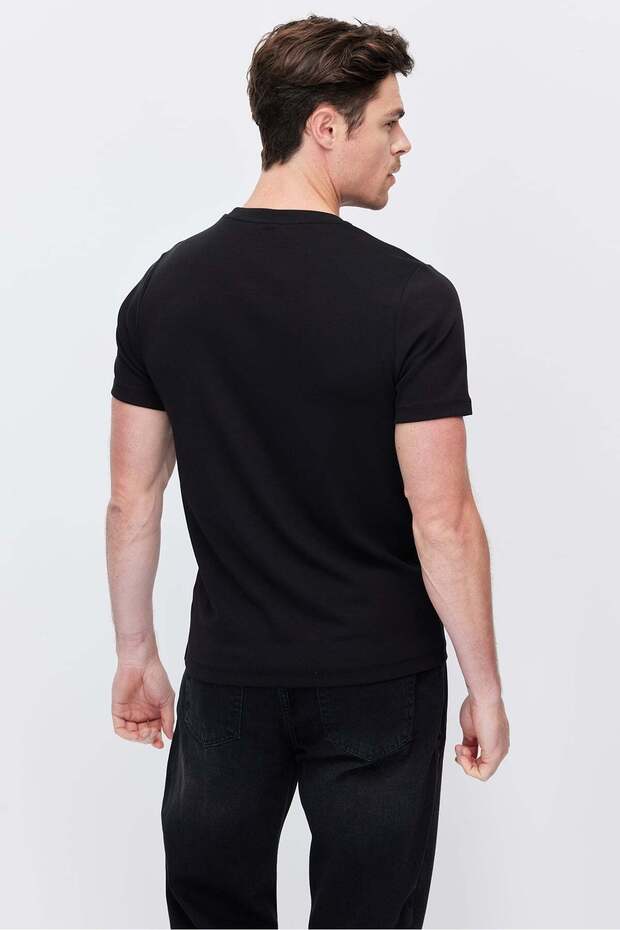 Ανδρικό T-shirt Crew Neck Basic - 4
